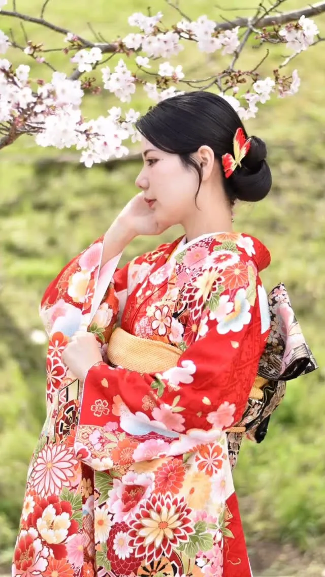 3月の振袖撮影会でヘアを担当させていただきました。